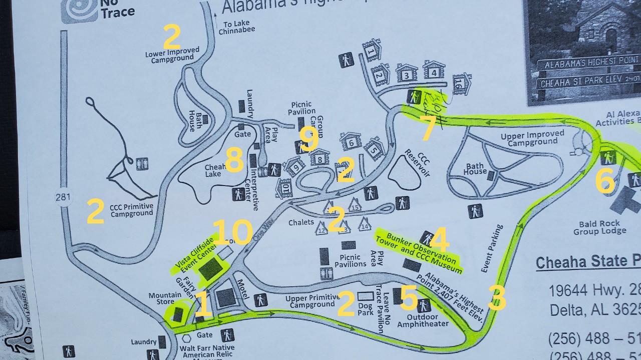 cheaha state park map 05