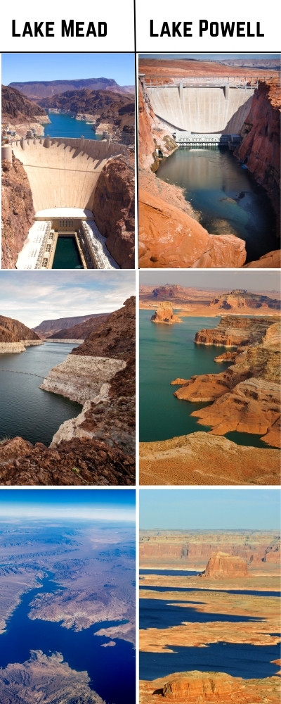 lake powell vs lake mead picture comparison 05