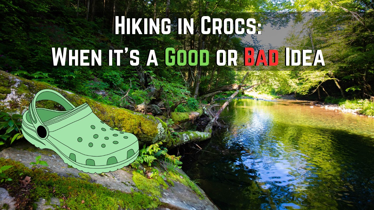 hiking in crocs 01