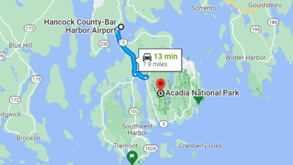 Airport For Acadia National Park