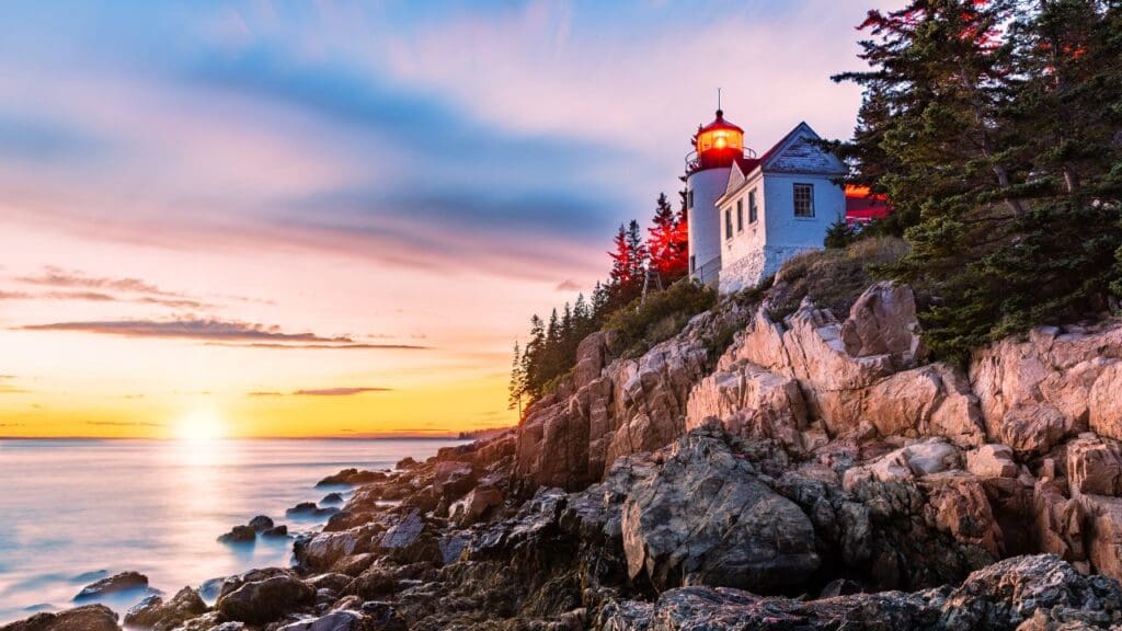 bass harbor head lighthouse acadia maine new 02
