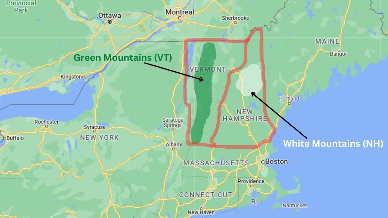 white mountains vs green mountains map new 02