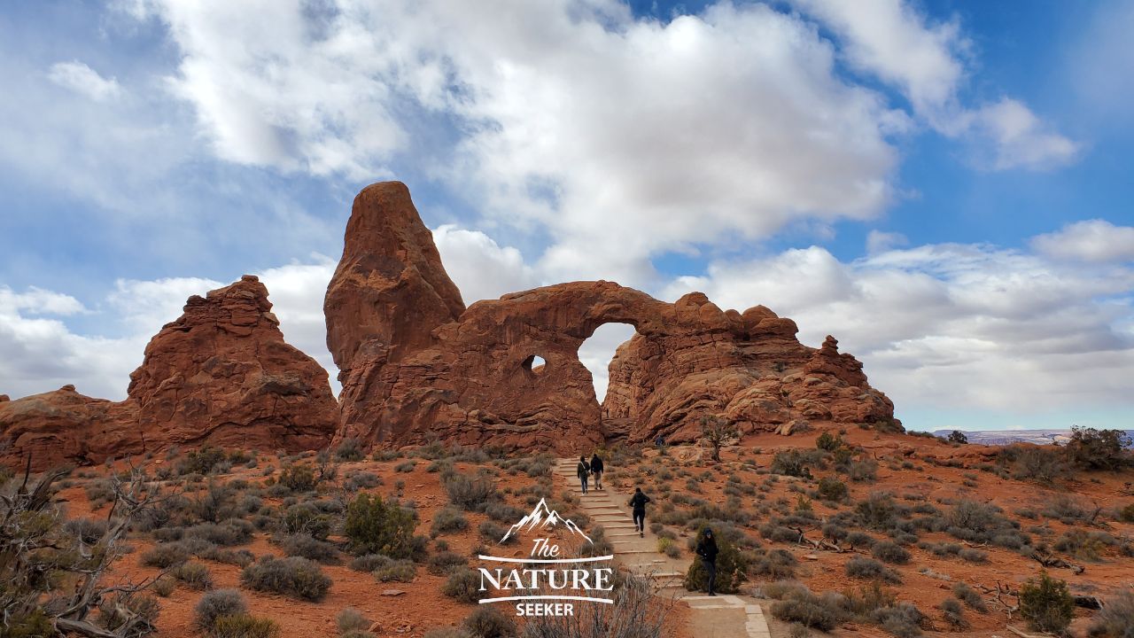 photos of arches national park turret hike