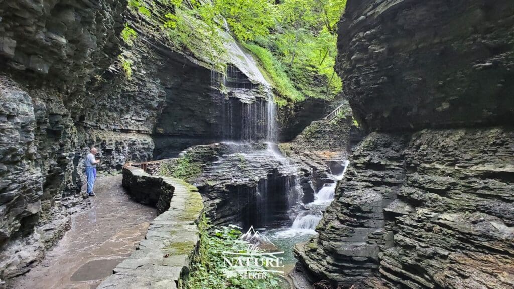 rainbow falls watkins glen state park photos new 04