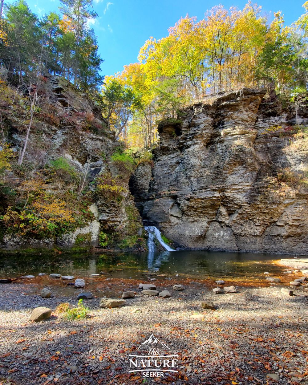 catskills fall foliage mine kill falls state park