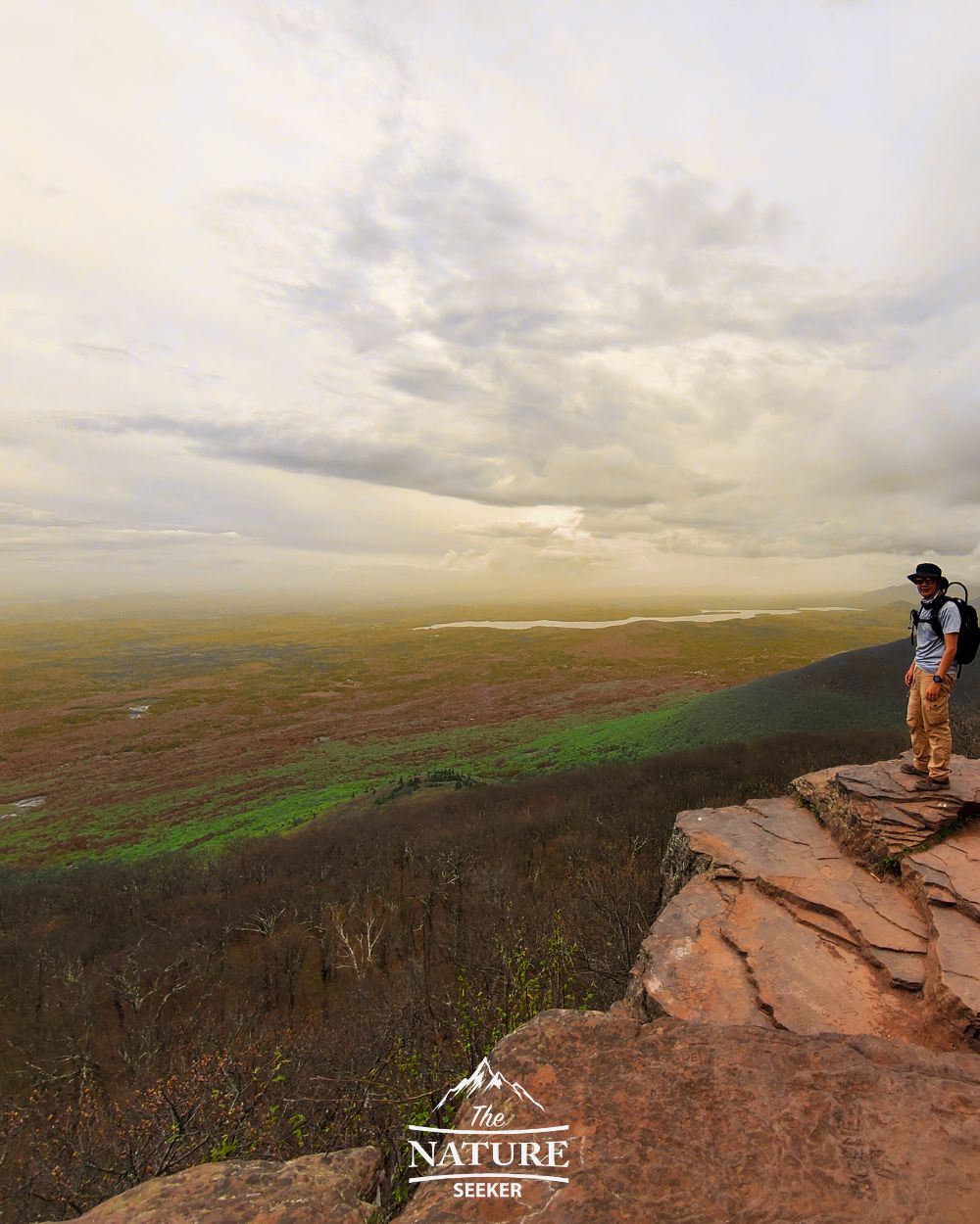 catskills fall foliage overlook mountain